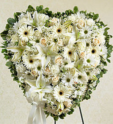 Solid White Heart from Amy's Flowers and Gifts in Dallas, GA
