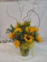 Sunny Sunflowers from Amy's Flowers and Gifts in Dallas, GA