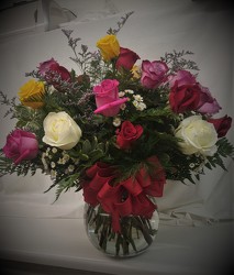 2DozenMixedRoses from Amy's Flowers and Gifts in Dallas, GA