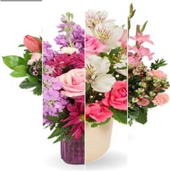 Pink Mixed Arrangement Designers Choice from Amy's Flowers and Gifts in Dallas, GA